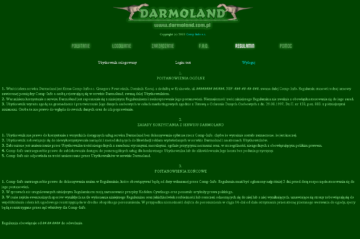Zrzut ekranu portalu usługowego "Darmoland"